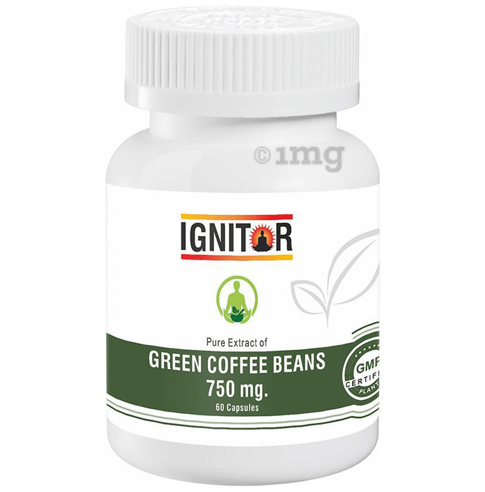 Ignitor Green Coffee Beans Hard Gelatin Capsule 750mg Capsule