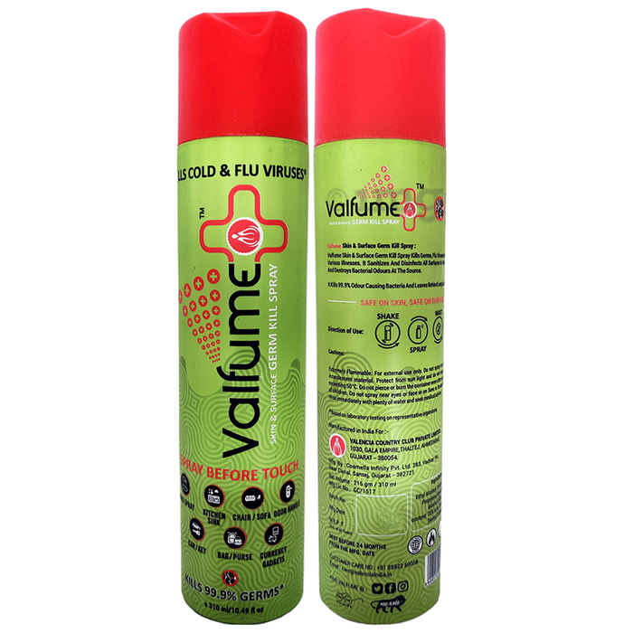 Valfume Germ Kill Spray (310ml Each)