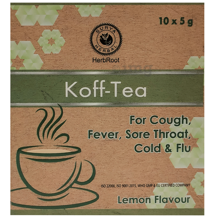 Surya Herbal HerbRoot Koff-Tea Sachet (5gm) Lemon