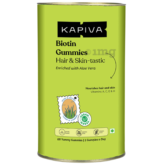 Kapiva Biotin Gummies Strawberry