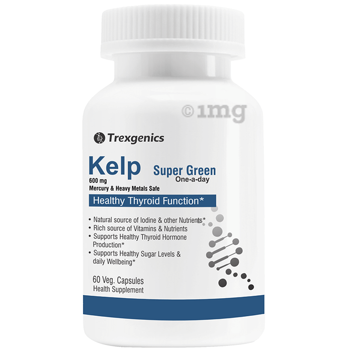 Trexgenics Kelp Super Green 600mg Veg. Capsules