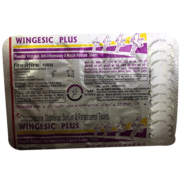 Wingesic Plus Tablet