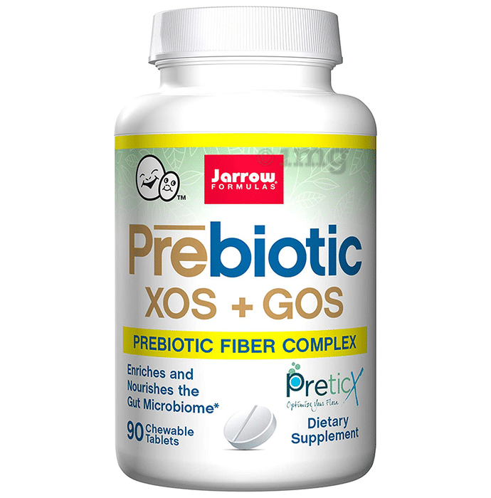 Jarrow Formulas Prebiotics XOS+GOS Chewable Tablet | Nourishes the Gut Microbiome