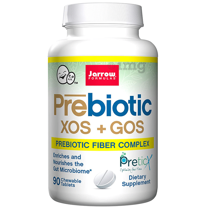 Jarrow Formulas Prebiotics XOS+GOS Chewable Tablet | Nourishes the Gut Microbiome