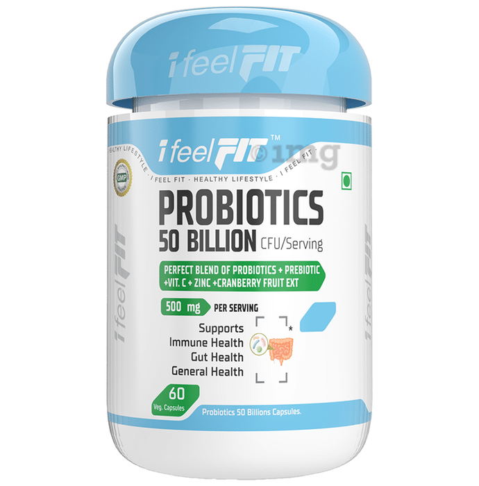 iFeelFIT Probiotics 50 Billion CFU/ Serving Veg Capsule