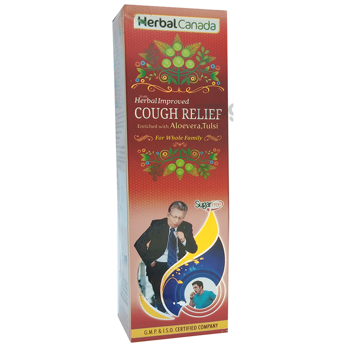 Herbal Canada Herbal Improved Cough Relief Juice Sugar Free