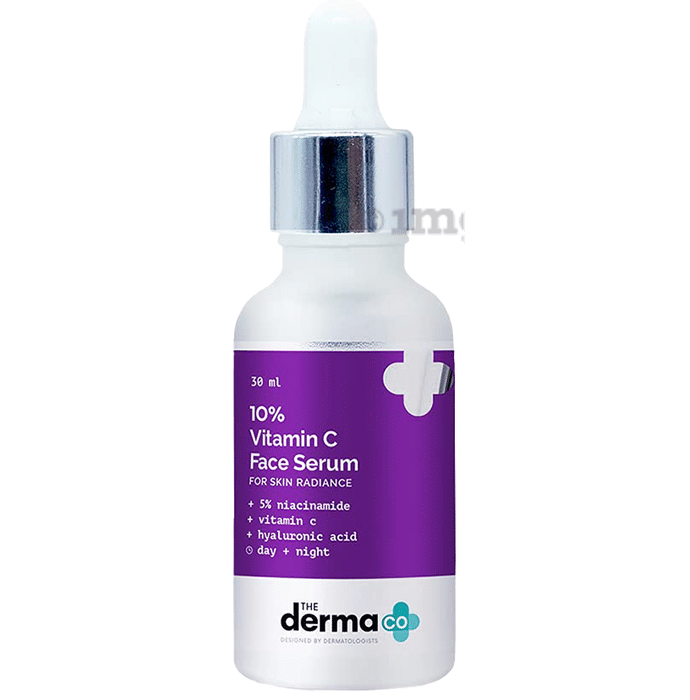 The Derma Co 10% Vitamin C Face Serum with Niacinamide | For Skin Radiance