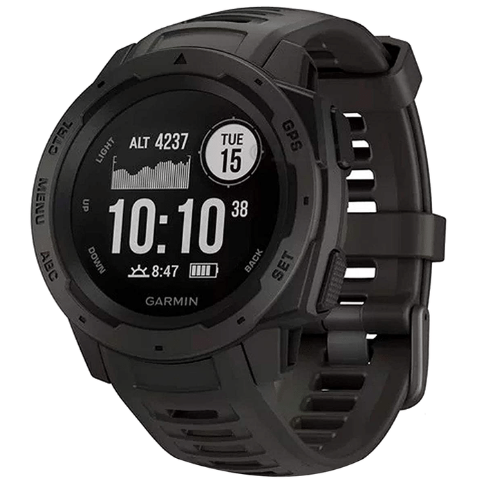 Garmin Instinct Wearable GPS Running Smartwatch Graphite