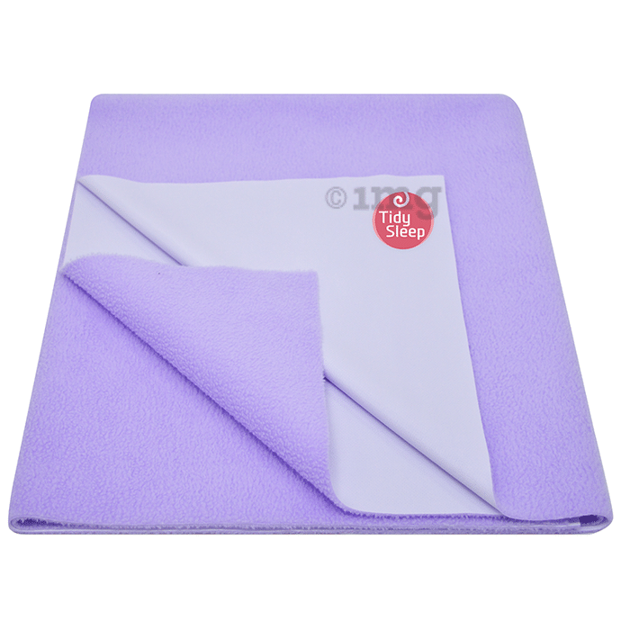 Tidy Sleep Water Proof & Washable Baby Care Dry Sheet & Bed Protector Large Lilac
