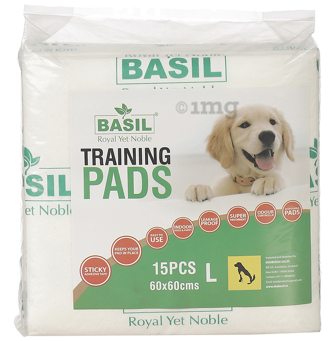 Basil Puppy Training Pads Large