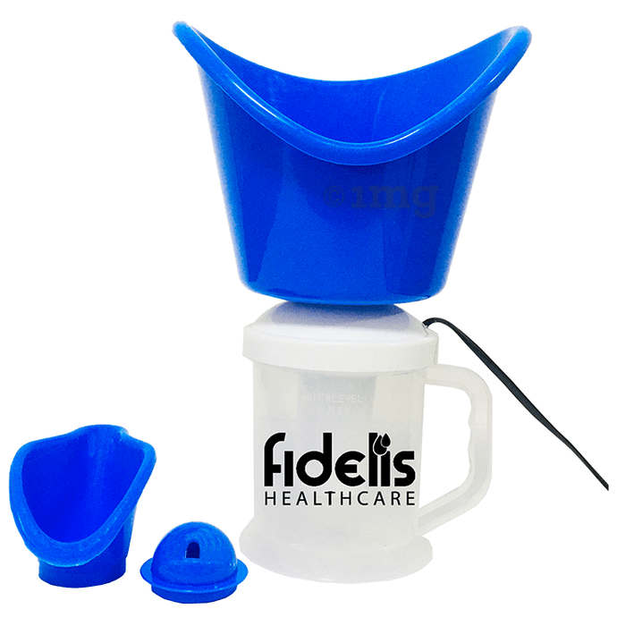 Fidelis Healthcare 3 in 1 Plastic Steam Vaporizer Blue