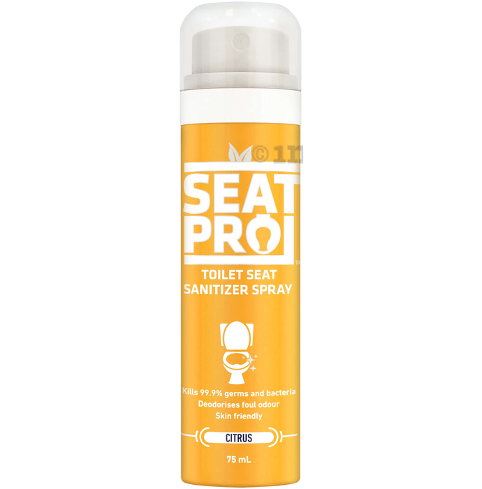 Seat Pro Toilet Seat Sanitizer Spray (75ml Each) Citrus