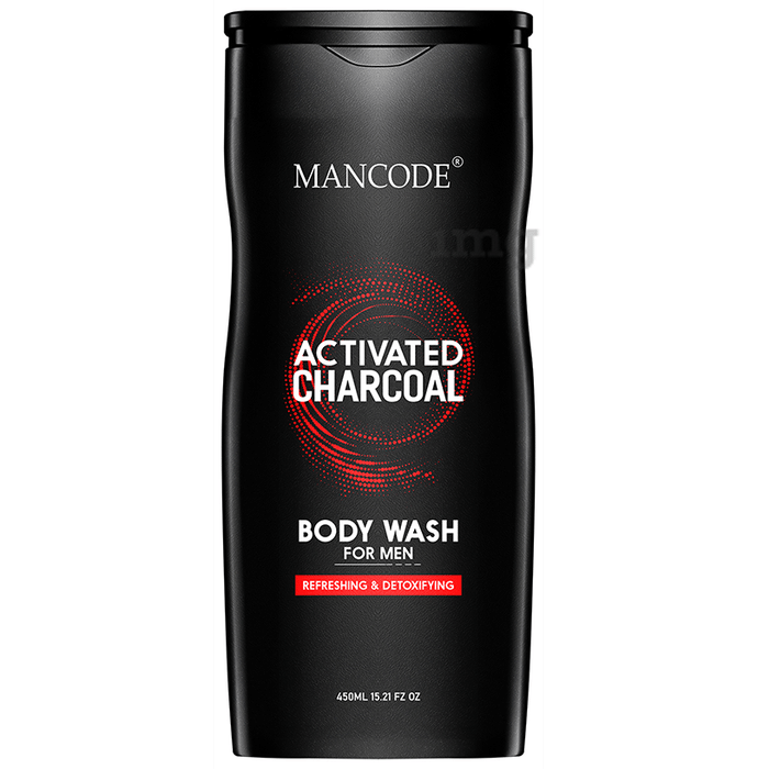 Mancode Activated Charcoal Body Wash For Men