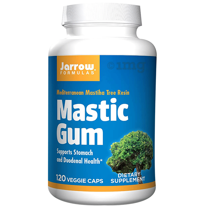 Jarrow Formulas Mastic Gum Veggie Capsule For Stomach & Duodenal