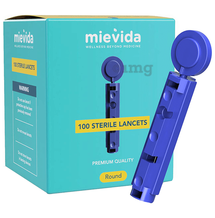 Mievida Round Sterile Lancets (Only Lancets)