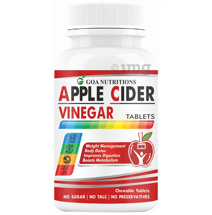 Goa Nutritions Apple Cider Vinegar Tablet Sugar Free
