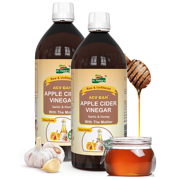 Dr. Patkar's Apple Cider Vinegar Garlic & Honey with the Mother (500ml