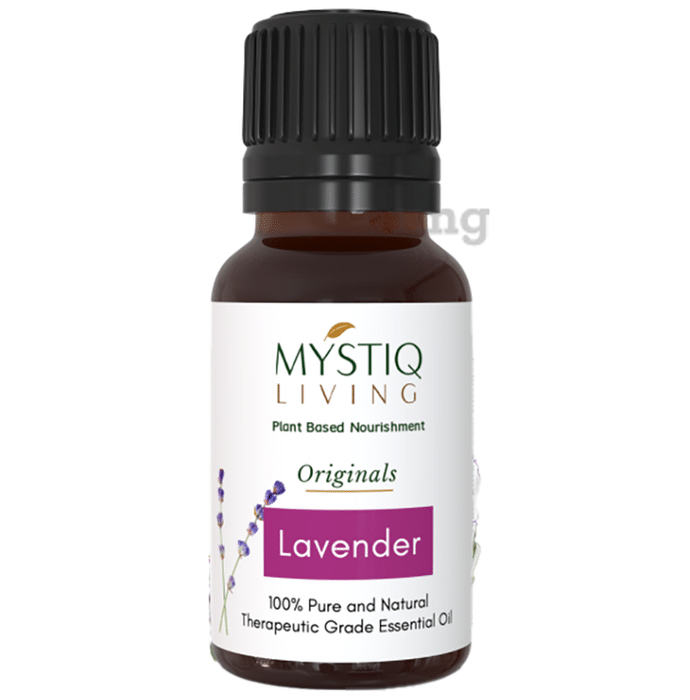 Mystiq Living Lavender Essential Oil 100% Pure Therapeutic Grade