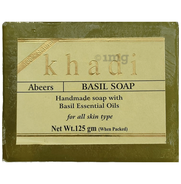 Khadi Abeers Basil Soap