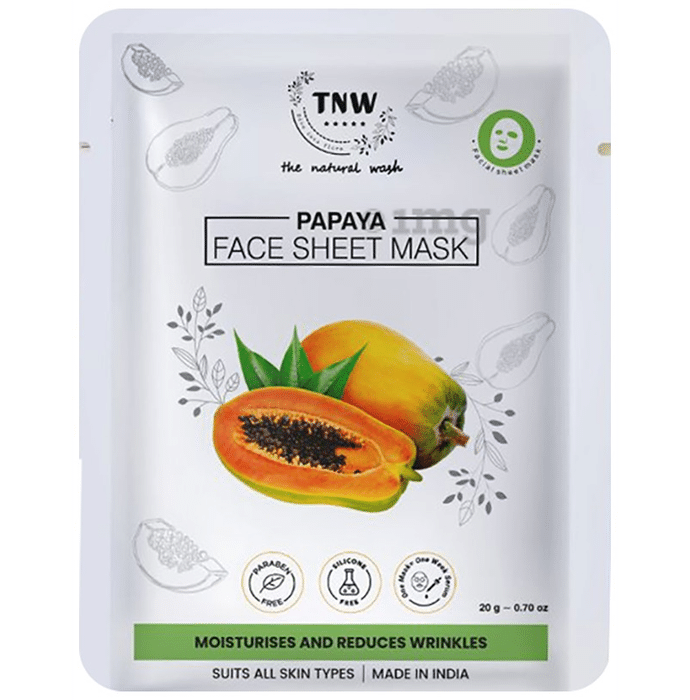 TNW- The Natural Wash Papaya Face Sheet Mask