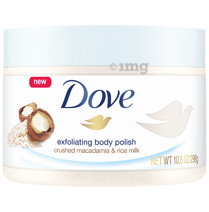 Dove Exfoliating Body Polish Crushed Macadamia and Rice Milk