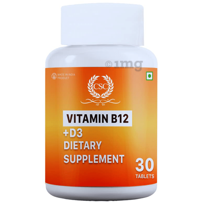CSC Vitamin B12 +D3 Tablet