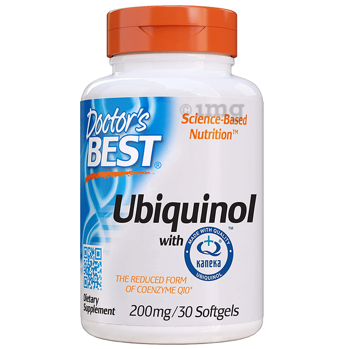 Doctor's Best Ubiquinol with Kaneka 200mg Softgels | For Antioxidant Support, Heart Health & Energy