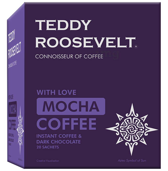 Teddy Roosevelt with Love Mocha Coffee Sachet (2.5gm Each)