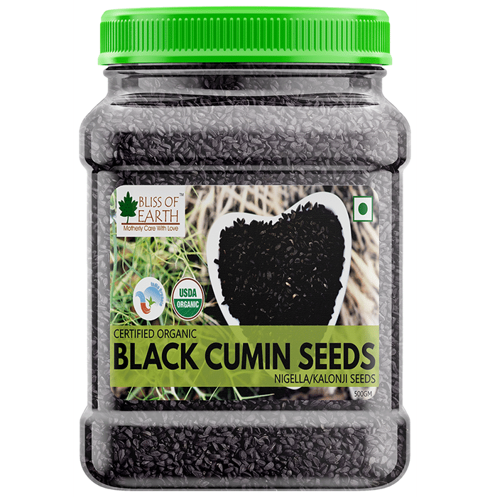 Bliss of Earth Certified Organic Black Cumin Seeds