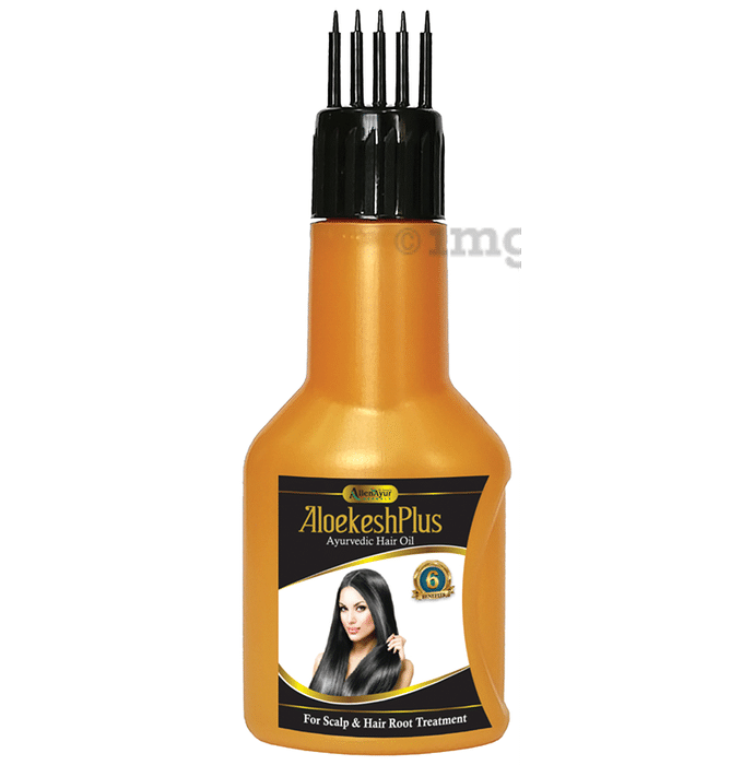 Dr. Sarkar's Allen Ayur Herbals AloeKeshPlus Ayurvedic Hair Oil (100ml Each)