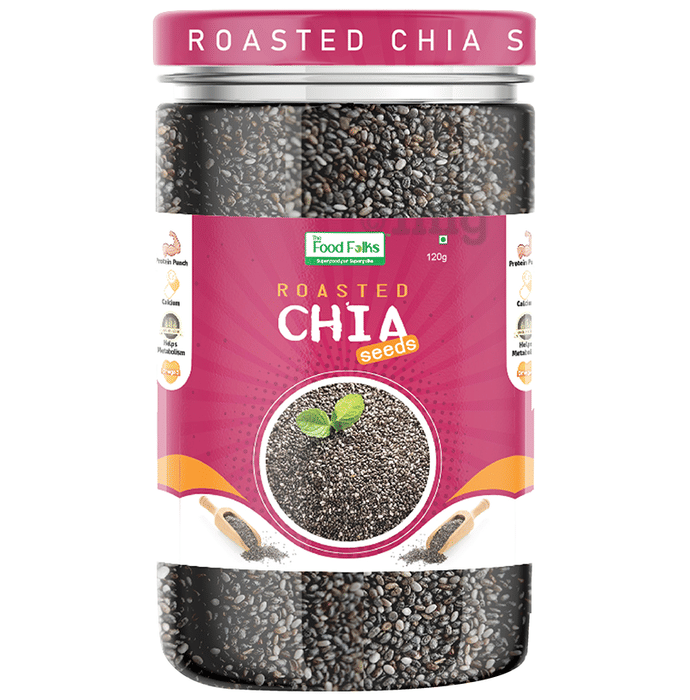 The Food Folks Roasted Chia Seeds Buy jar of 120.0 gm Seeds at best