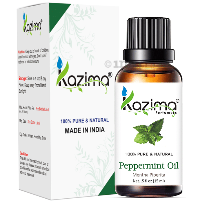 Kazima Perfumers 100% Pure & Natural Peppermint Oil