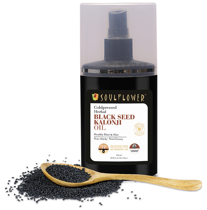 Soulflower Coldpressed Herbal Black Seed Kalonji Oil