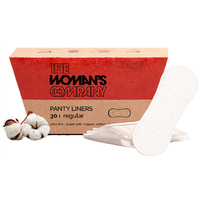 The Woman's Company Combo Pack of Panty Liner 30 &  18 Tampon Regular