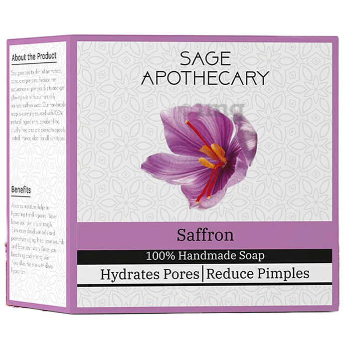 Sage Apothecary Saffron 100% Handmade Soap