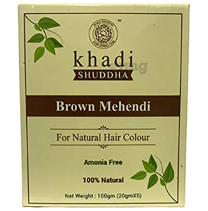 Khadi Shuddha Brown Mehandi Powder
