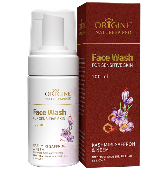 Origine Naturespired Face Wash Kashmiri Saffron & Neem for Senstive Skin