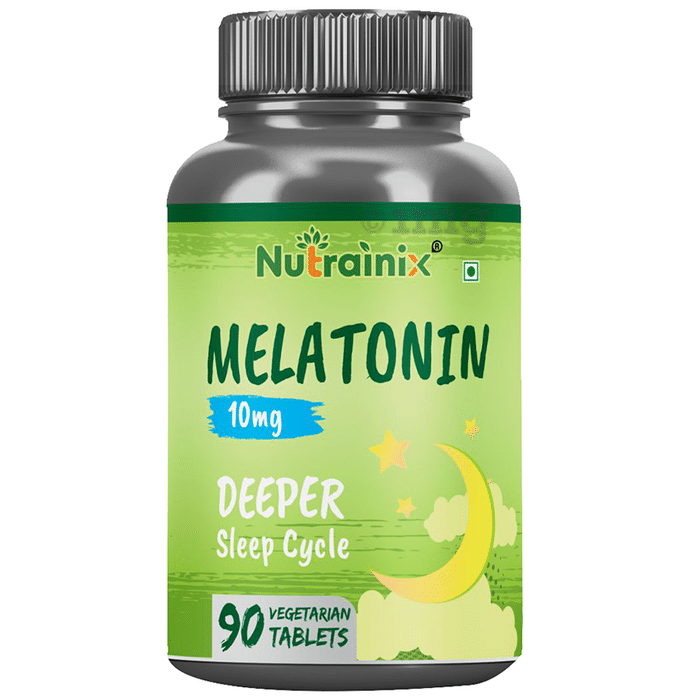 Nutrainix Melatonin 10mg Vegetarian Tablets