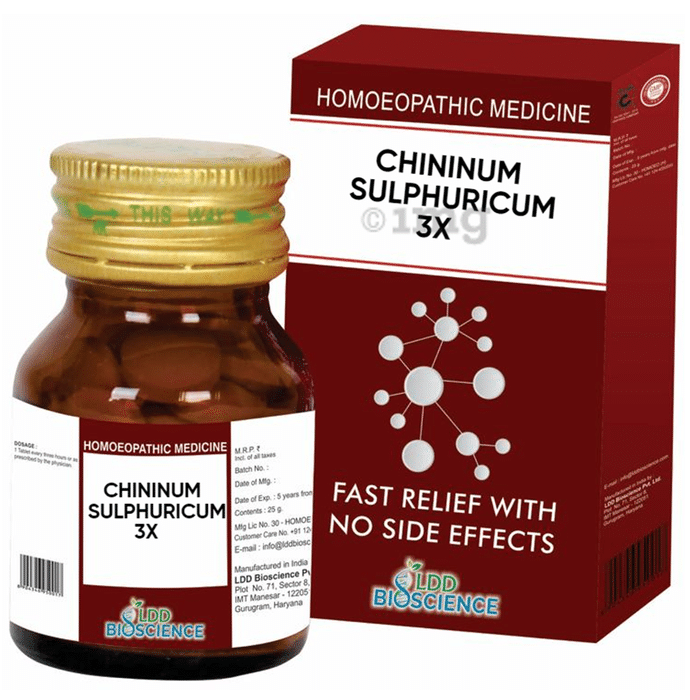 LDD Bioscience Chininum Sulphuricum 3X