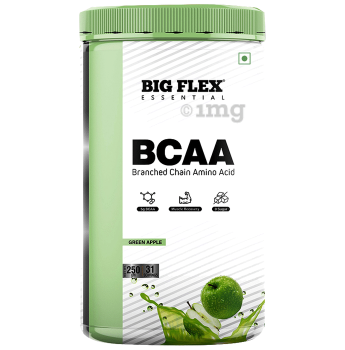Big Flex Essential Bcaa Powder Green Apple