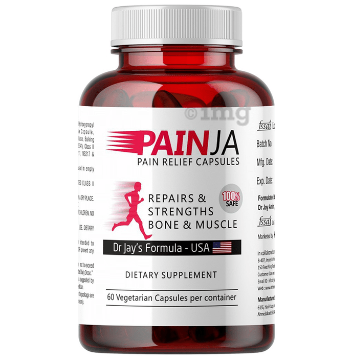 Ethicare Remedies Painja Pain Relief Vegetarian Capsule