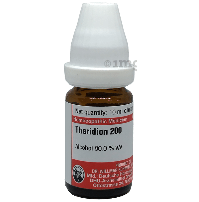 Dr Willmar Schwabe Germany Theridion Dilution 200