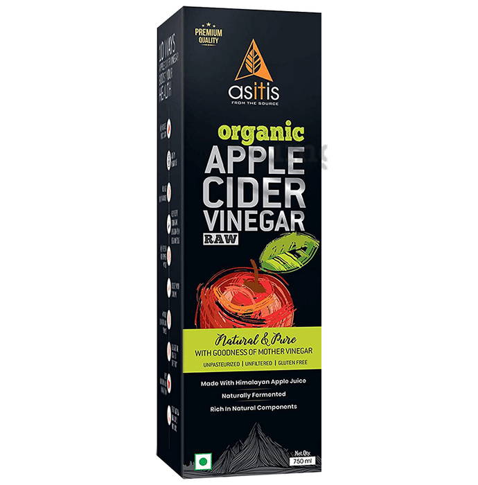 AS-IT-IS Nutrition Organic Raw Apple Cider Vinegar with Mother