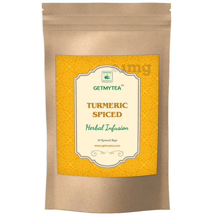 Getmytea Turmeric Spiced Herbal Infusion Pyramid Bag (2gm Each)