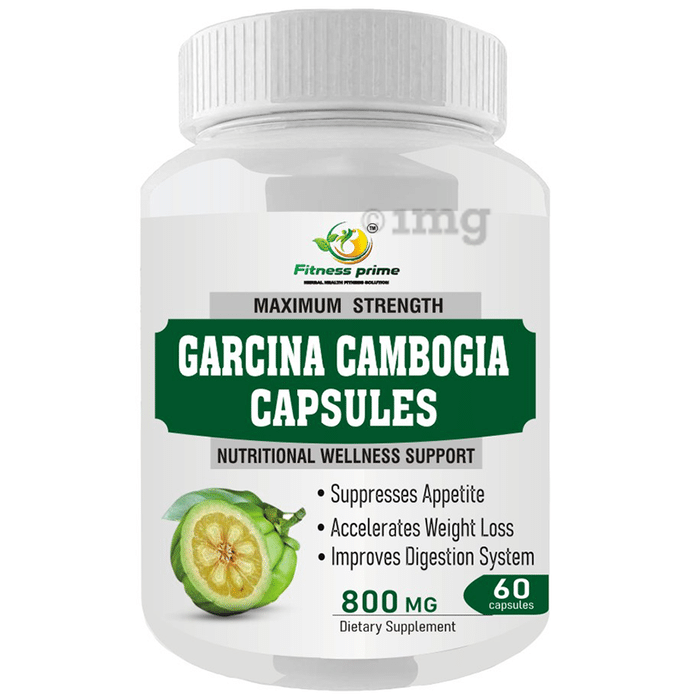 Fitness Prime Maximum Strength Garcina Cambogia Nutritional Wellness Support 800mg Capsule