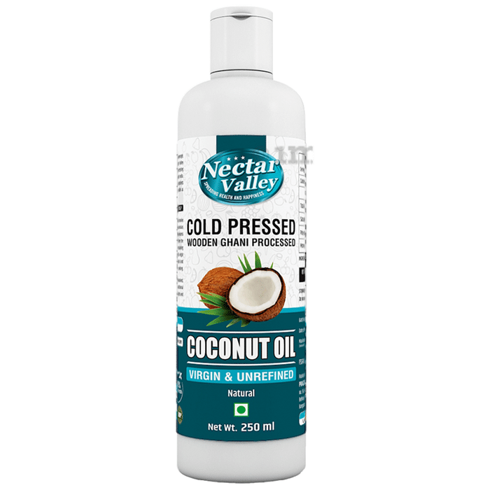 Nectar Valley Cold Pressed Wooden Ghani Processed Coconut Oil