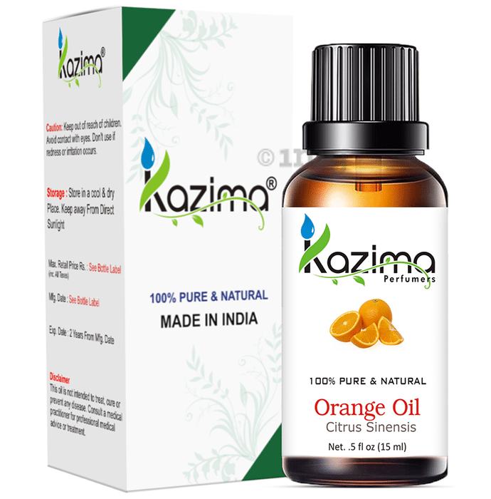 Kazima Perfumers 100% Pure & Natural Orange Oil