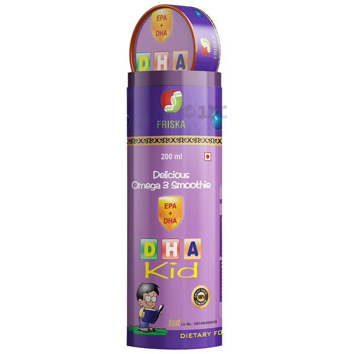 Friska Omega 3 (EPA + DHA) for Kids | Flavour Mango