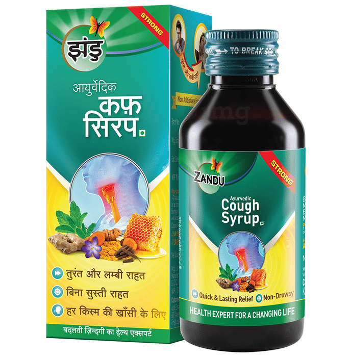 Zandu Ayurvedic Cough Syrup Buy bottle of 100.0 ml Syrup at best price