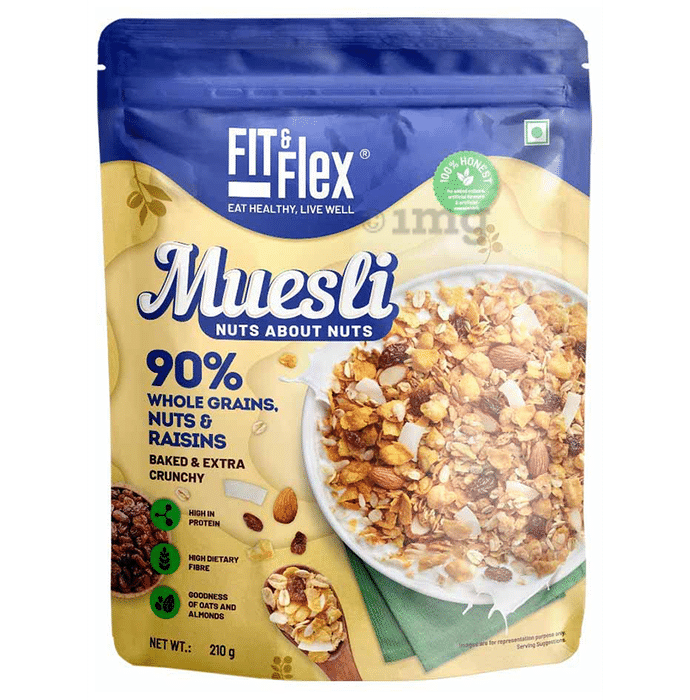 Fit & Flex Muesli Nuts About Nuts (210gm Each)